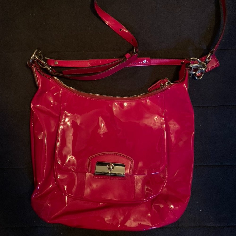 Magenta Coach Crossbody